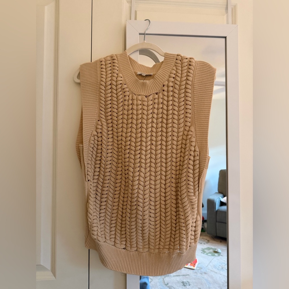 Sweater vest sleeveless sweater tank